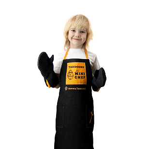 Набор детский Amfora Tandoors Mini Chef из фартука и двух прихваток