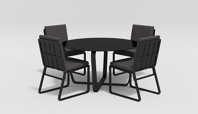 Стул Gardenini Voglie Carbon anthracite 