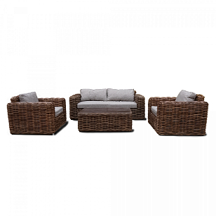 Комплект мебели из натурального ротанга Kvimol 2011, садовая мебель