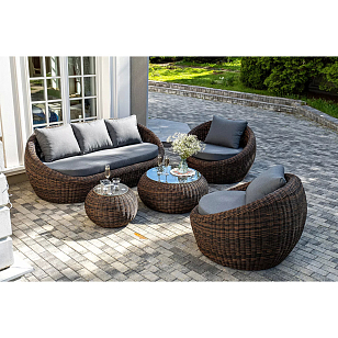 Журнальный столик 4SIS Барселона, цвет коричневый для дачи Журнальный столик 4SIS Барселона, цвет коричневый, садовая мебель