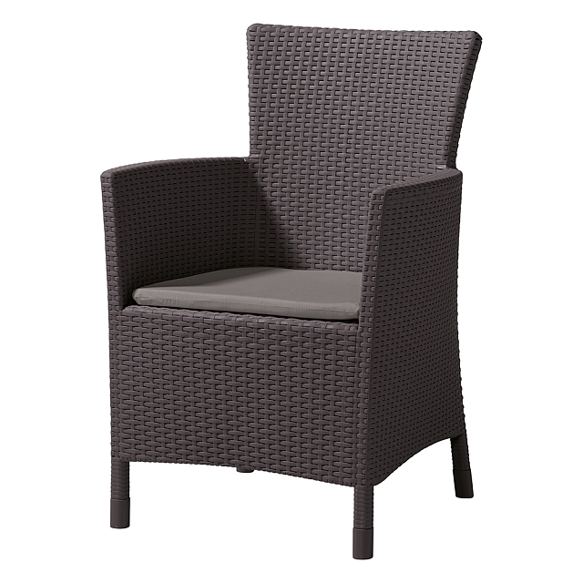 Кресло обеденное Keter Iowa коричневый 