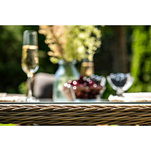 Обеденная группа 4SIS Эспрессо-150 C, цвет соломенный, садовая мебель