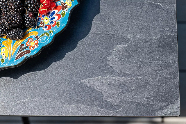 Интерьерный стол 4SIS Конте квадратный 63 Цвет: серый гранит 