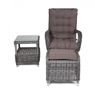 Лаунж-зона 4SIS Толедо Цвет: графит, садовая мебель