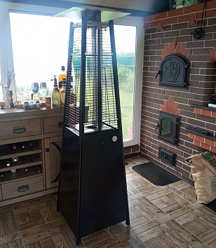 Уличный газовый обогреватель WWT 13I Total Black Mini, уличное оборудование