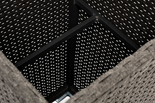 Кашпо 4SIS Капучино, цвет бежевый, уличное оборудование