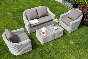 Лаунж зона 4SIS Кон Панна, цвет бежевый, садовая мебель