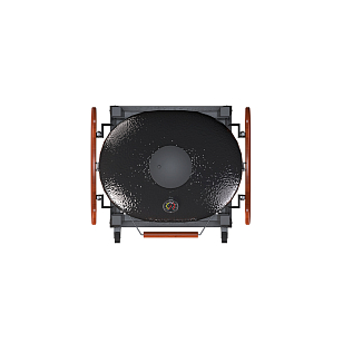 гриль керамический kaminex forno черный для дачи