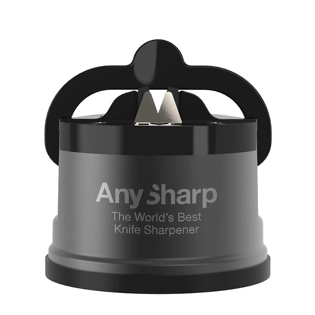 Точилка для ножей AnySharp Pro Цвет: серый в комплекте со сменными лезвиями