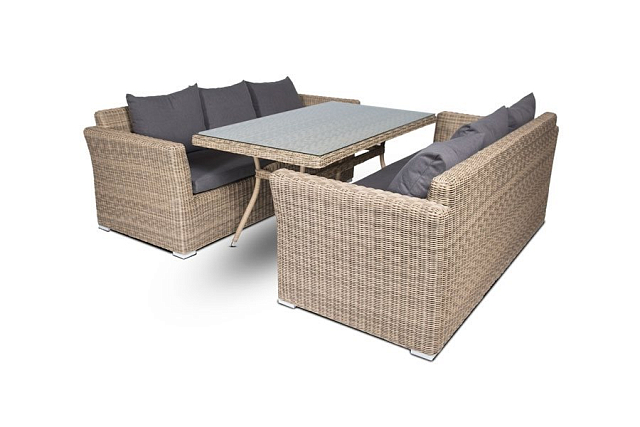 Диван 4SIS Капучино трехместный Цвет: соломенный 