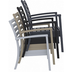 Кресло Siesta Contract Artemis XL Цвет: белый для дачи Кресло Siesta Contract Artemis XL Цвет: белый, садовая мебель