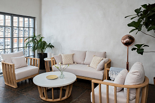 Диванная группа из акации Joygarden Woodland, садовая мебель