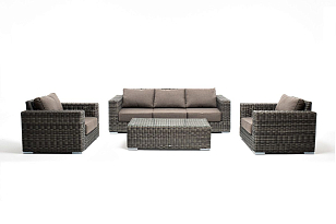 Лаунж-зона 4SIS Боно, цвет графит, садовая мебель