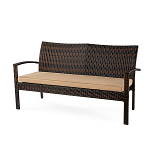 Лаунж зона Joygarden Milano темно-коричневый для дачи Лаунж зона Joygarden Milano темно-коричневый, садовая мебель