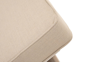 Шезлонг из роупа 4SIS Ривьера Цвет: белый муар, бежевый, садовая мебель