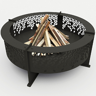 Чаша для огня Grey Stone Kör Sötét для сада и загородного дома Чаша для огня Grey Stone Kör Sötét, уличное оборудование