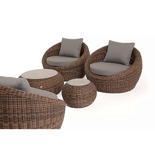 Лаун-зона 4SIS Барселона, цвет коричневый, садовая мебель