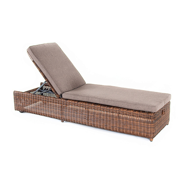 Шезлонг с подушкой 4SIS Рим Цвет: коричневый 