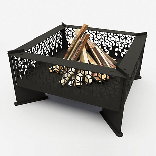 Чаша для костра Grey Stone Ünnep Sötét для сада и загородного дома Чаша для костра Grey Stone Ünnep Sötét, уличное оборудование