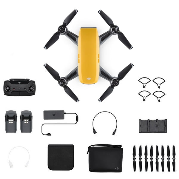 Квадрокоптер DJI Spark Spark Combo (Sunrise Yellow, желтый)