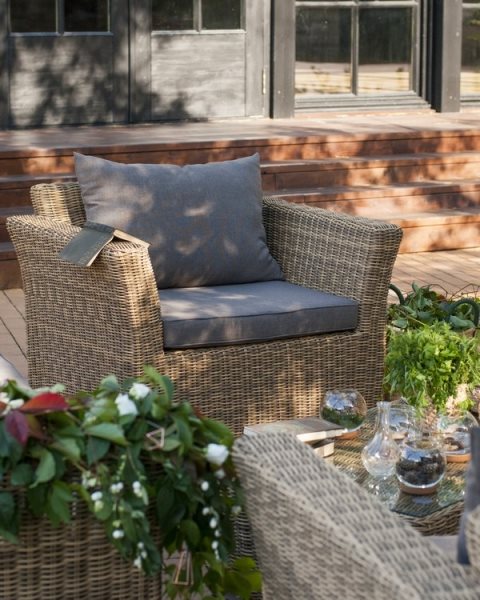 Кресло 4SIS Капучино Цвет: соломенный 