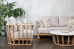 Кресло из акации Joygarden Woodland, садовая мебель