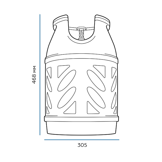 Композитный газовый баллон Ragasco 18,2