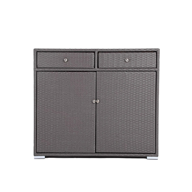 Плетёная тумба 4SIS Мальта Цвет: графит 