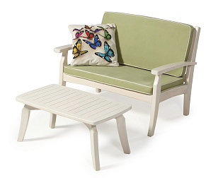 Диван Leda Аристократ из массива лиственницы, садовая мебель