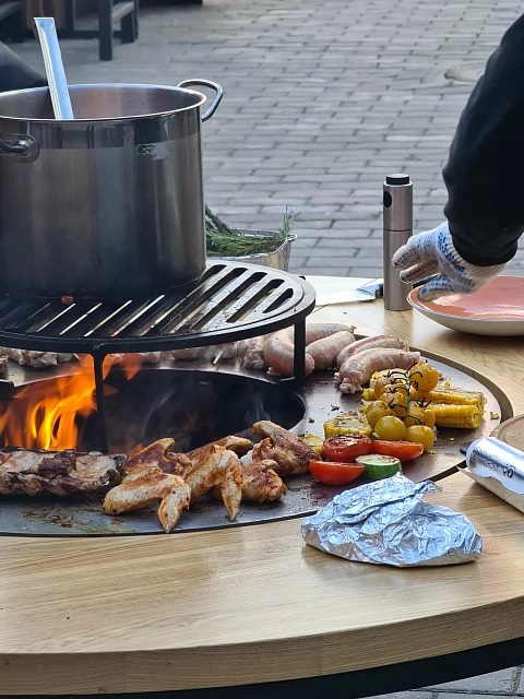 Гриль-очаг Elbrus Home Тибет Ø149 (Термостойкая эмаль)