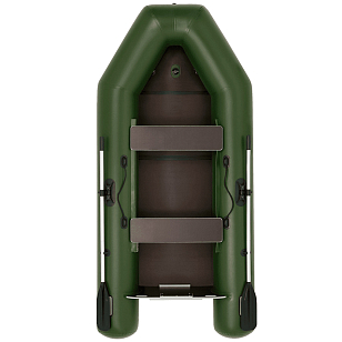 Лодка ПВХ Фрегат 280 ЕК зеленая для отдыха за городом Лодка ПВХ Фрегат 280 ЕК зеленая для хобби и пикника