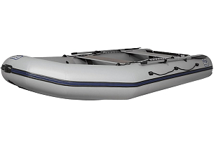 Лодка ПВХ Фрегат 390 FM Light Jet/L/S серая для хобби и пикника
