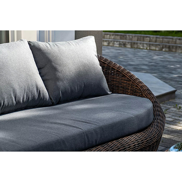 Диван трехместный 4SIS Барселона Цвет: коричневый 