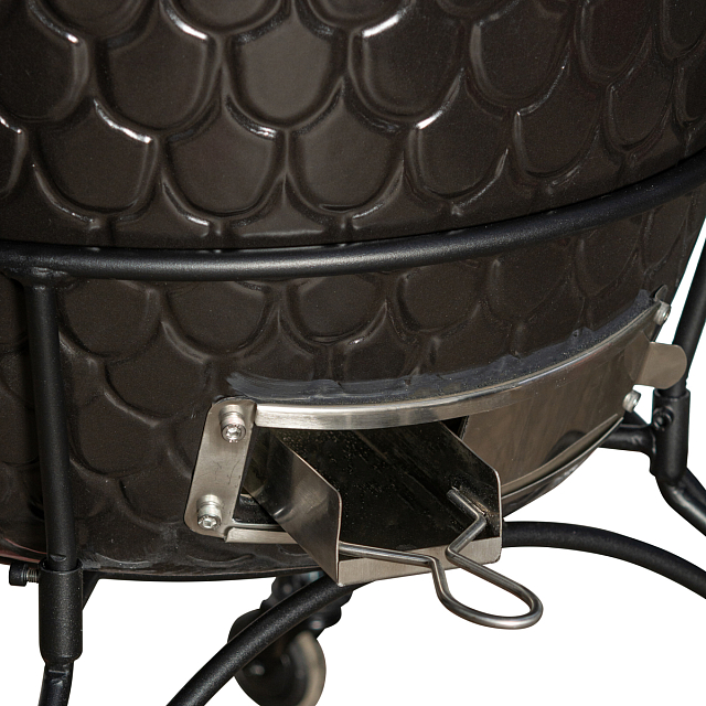 керамический угольный гриль dinoegg classic black