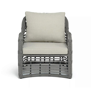 Кресло 4SIS Ницца, цвет серый, садовая мебель