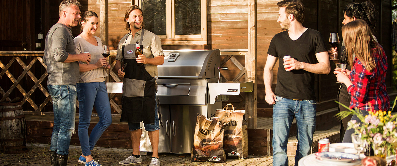 гриль угольный napoleon pro-605