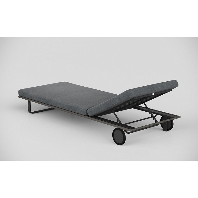 Шезлонг Gardenini Premium Hacienda Карбон / Темно-серый 