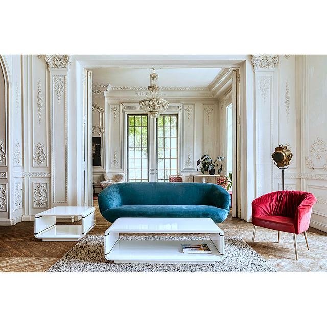 Столик-тумба журнальный Paoli Opus Цвет: белый