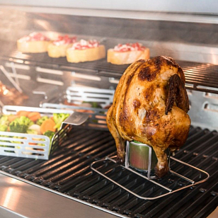 Ростер Char-Broil Grill+ для курицы с креплением для емкости для сада