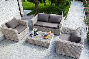 Лаунж зона 4SIS Капучино Сингл, цвет бежевый, садовая мебель