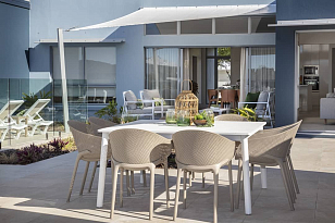 Кресло Siesta Contract Sky Цвет: бежевый для дачи Кресло Siesta Contract Sky Цвет: бежевый, садовая мебель