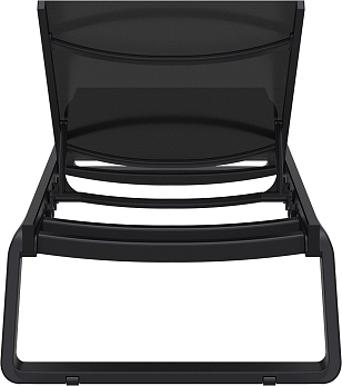 Шезлонг-лежак Siesta Contract Tropic Цвет: черный, садовая мебель