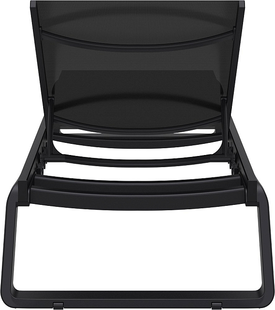 Шезлонг-лежак Siesta Contract Tropic Цвет: черный 