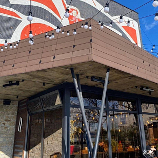 Уличный электрический обогреватель WWT Elcon BH-2000, уличное оборудование