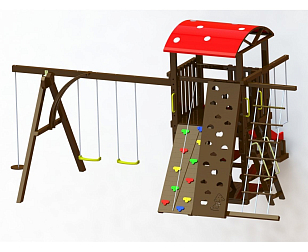 Деревянный городок Leda Грибок, уличное оборудование