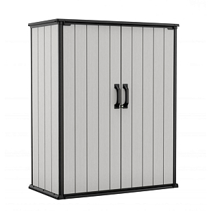 Высокий шкаф Keter Premier High Store 1400 л, садовая мебель