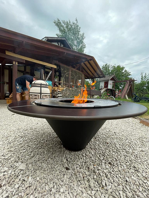 Гриль-очаг Elbrus Home Этна Ø100 (Термостойкая эмаль)