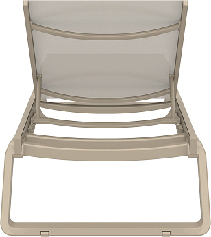 Шезлонг-лежак Siesta Contract Tropic Цвет: бежевый, садовая мебель