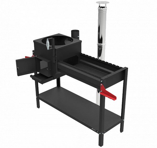 Печь-мангал Grillver Iscander 400 Standart