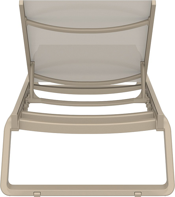 Шезлонг-лежак Siesta Contract Tropic Цвет: бежевый 